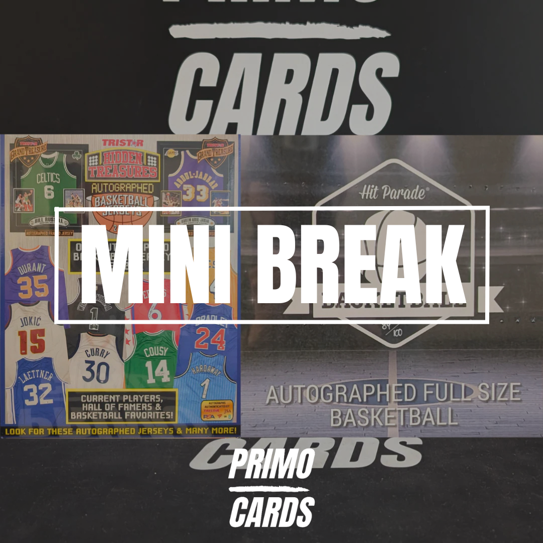 50/50 MEMORABILIA MINI!! - HIT PARADE VERSUS TRISTAR - BALL VS JERSEY CHASING MASSIVE MEMORABILIA - 10 SPOT RANDOM (6135)