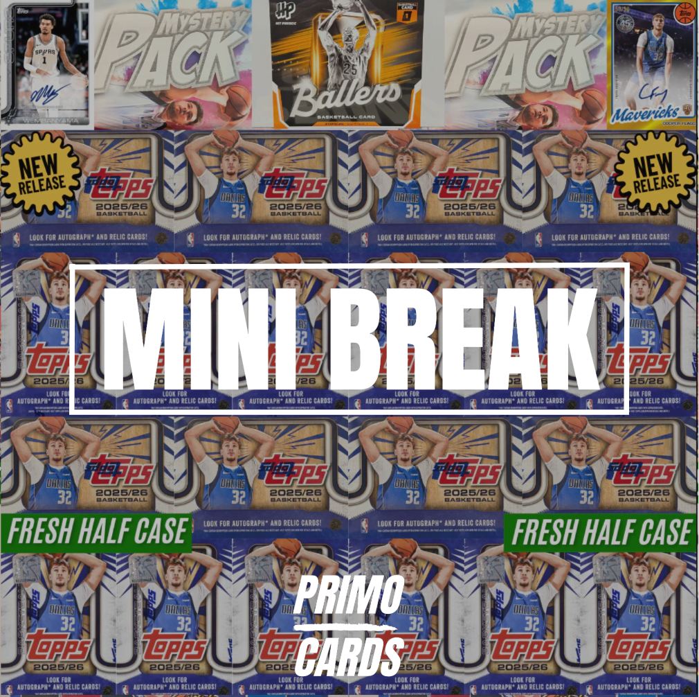 MIXTAPE MINI!!! TOPPS 2025/26 BLASTER BOX - HUGE MYSTERY PACKS AND HOBBY BOX - 30 SPOT RANDOM (6140)