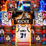 2000S THROWBACK KICKS SHOWCASE - GUARANTEED KG JERSEY PLUS PIERCE AUTO - DOUBLE JERSEY CHASE PLUS AUTOGRAPHED SNEAKERS AND KABOOM HUNT - 30 SPOT RANDOM (6962)