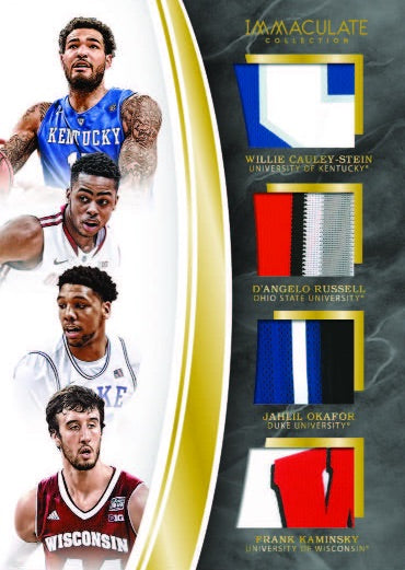 2016/17 Panini Immaculate Collegiate Hobby Box - Private NBA Break