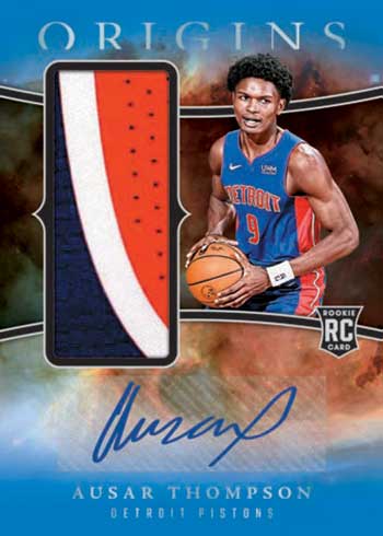 2023-24-Panini-Origins-Basketball-Rookie-Jersey-Autographs-Blue