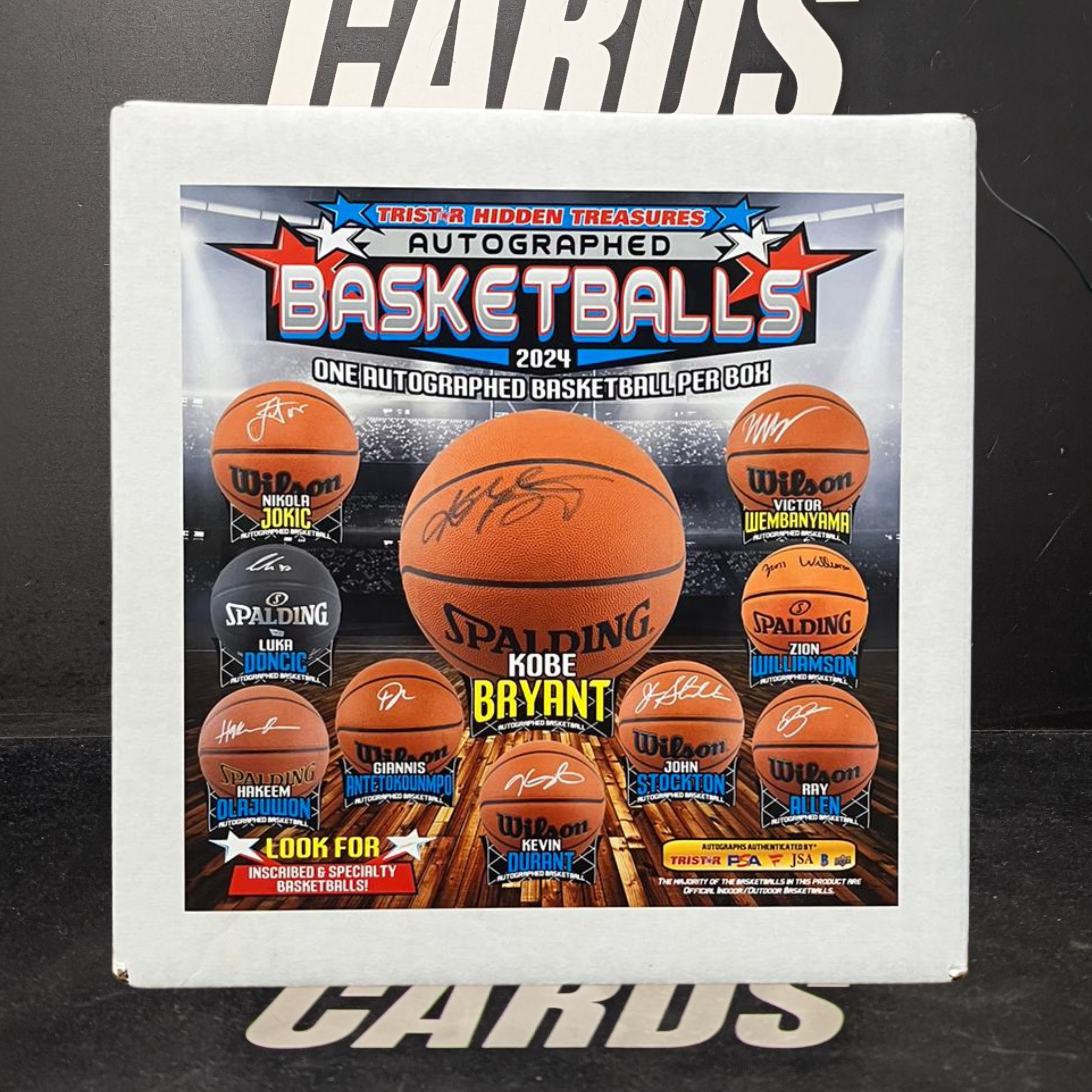 2024 TriStar Hidden Treasures Autographed Basketballs Hobby Box - Private NBA Break
