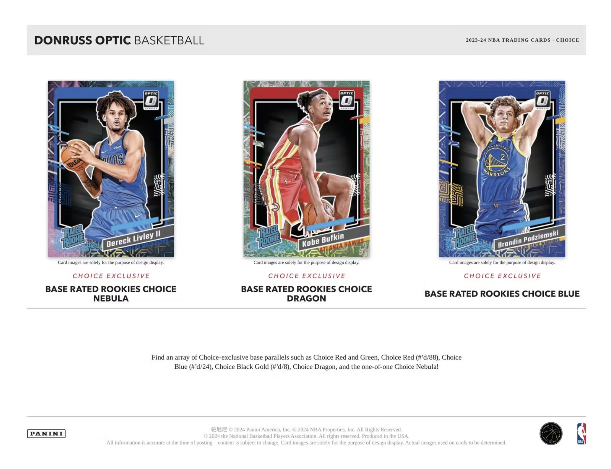 2023/24 Panini Donruss Optic Basketball Choice Box - Private NBA Break