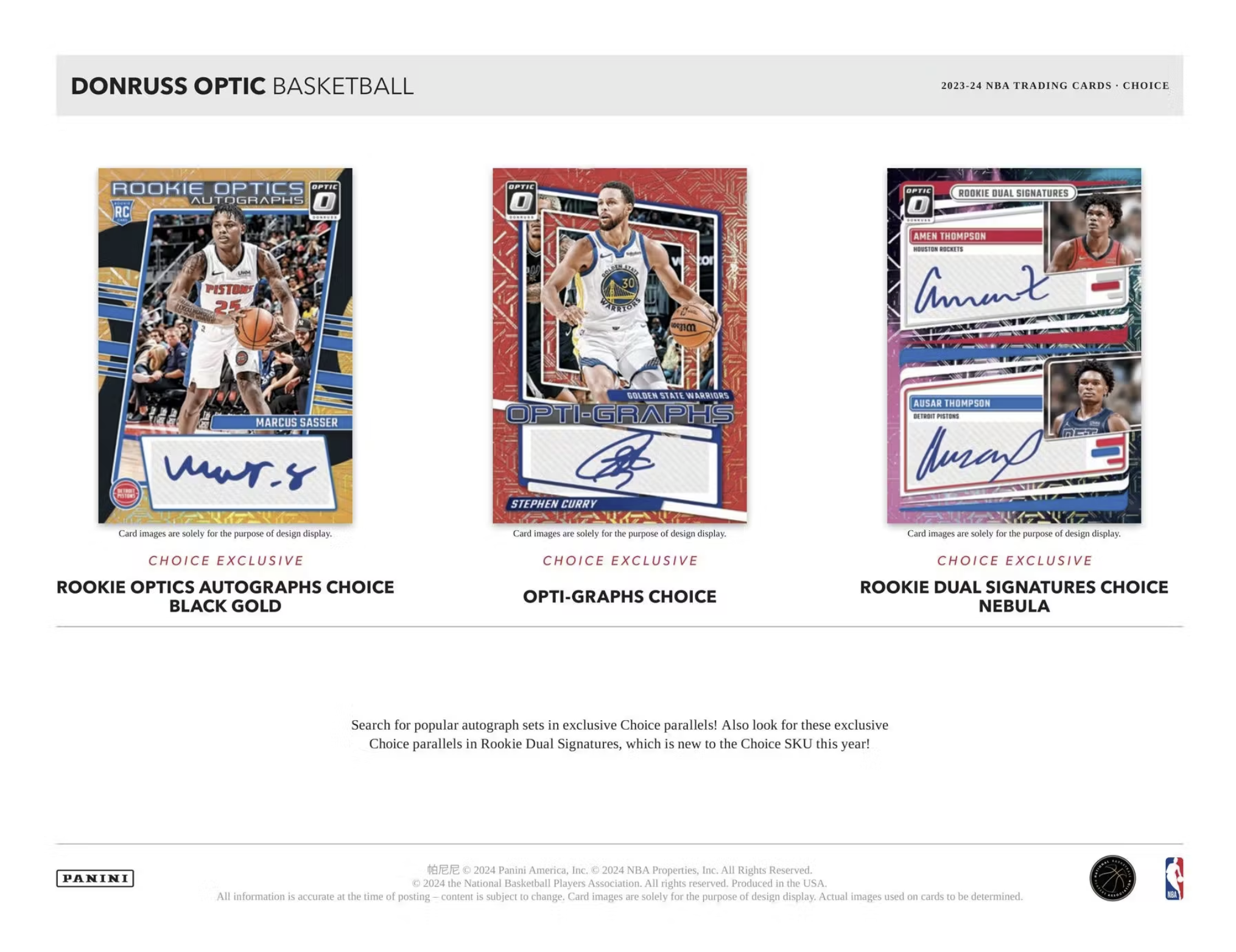 2023/24 Panini Donruss Optic Basketball Choice Box - Private NBA Break
