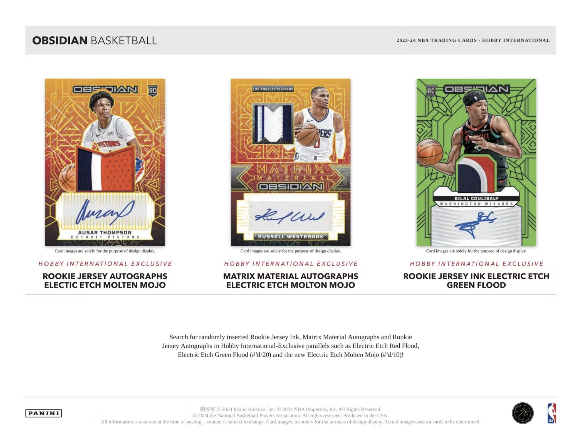 2023/24 OBSIDIAN INTERNATIONAL HOBBY BOX!! WEMBY COLOURBLAST HUNT!!  - PICK YOUR TEAM (5896)