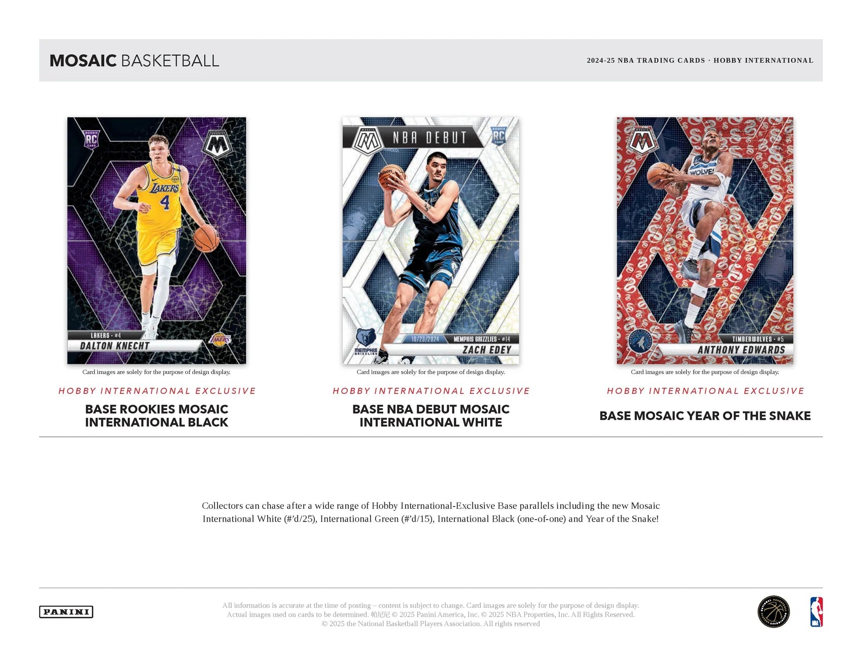 2024/25 MOSAIC INTERNATIONAL!!! HUNTING HUGE ROOKIES!! MASSIVE COLOURBLAST & STAINED GLASS CHASE!! - PICK YOUR TEAM (7113)
