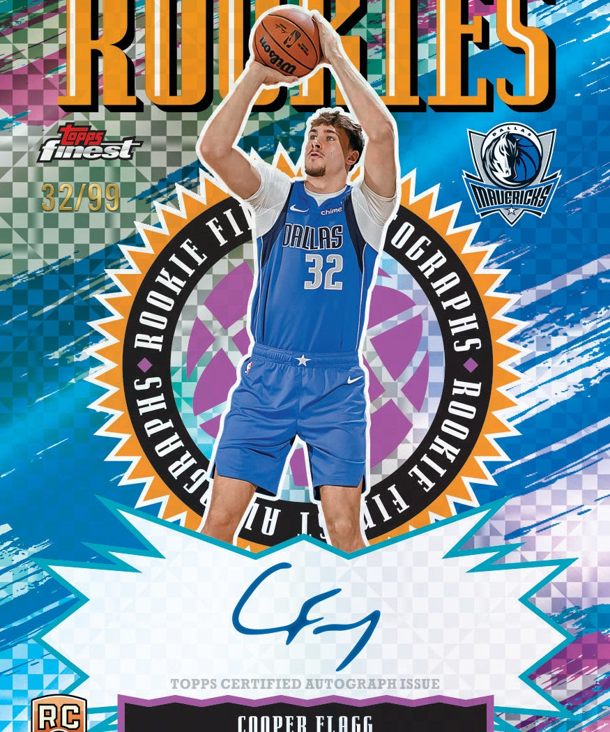 Finest - Rookie Autographs Cooper Flagg