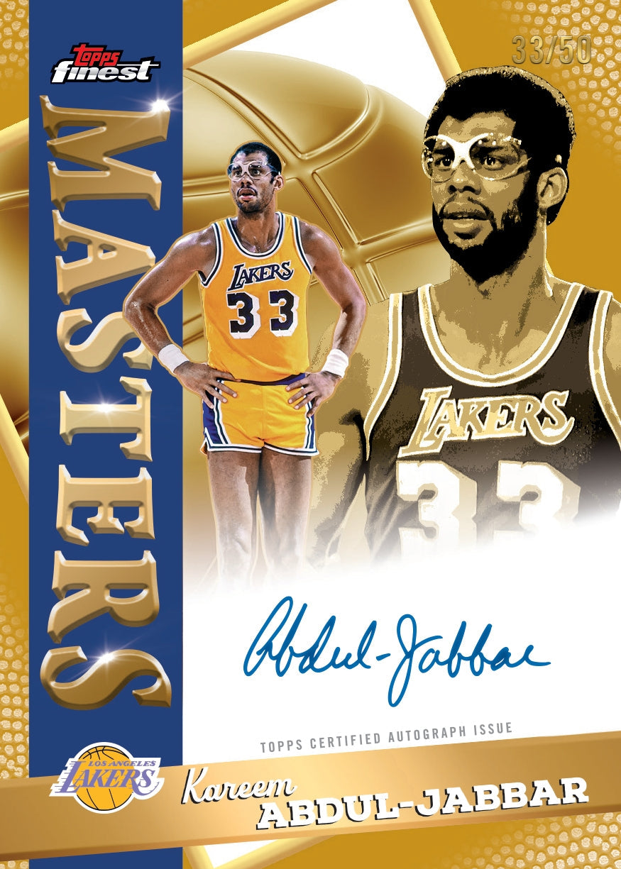 Finest - Masters Autographs Kareem Abdul-Jabbar