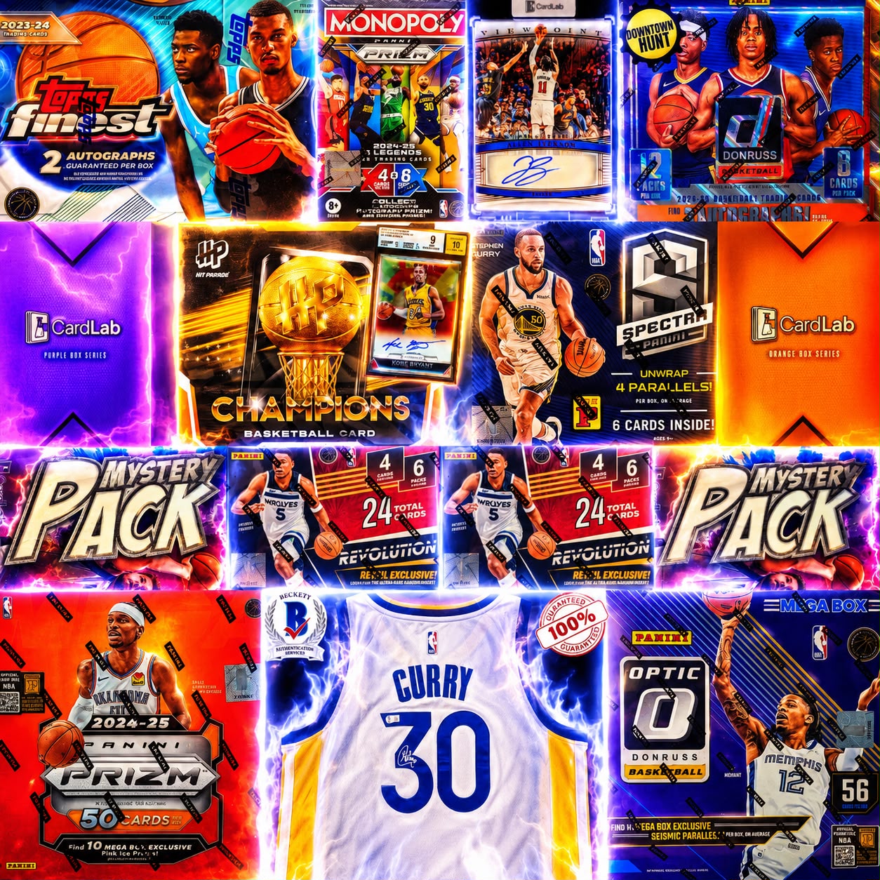THE CHAMPIONSHIP GUARD!!! GUARANTEED JALEN BRUNSON NT AUTO & STEPH AUTO JERSEY WITH INSANE 5K KOBE CHASE!! HUGE CHAMPIONS CHASE & DOWNTOWN HUNT!! - 30 SPOT RANDOM (6954)