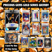 BRAND NEW RELEASE - GOLD SERIES PRECIOUS GEMS FULL CASE - CHASING WEMBY, CASTLE AND AMEN HITS - 30 SPOT RANDOM (5508)