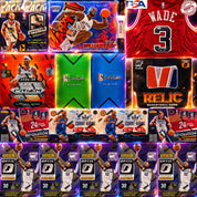 THE THREE HEADED GOAT!! DOWNTOWN, KABOOM AND BLANK SLATE CHASING FROM BLASTERS!! GUARANTEED ZION KABOOM AND BULLS WADE SIGNED JERSEY!! - 30 SPOT RANDOM (6914)