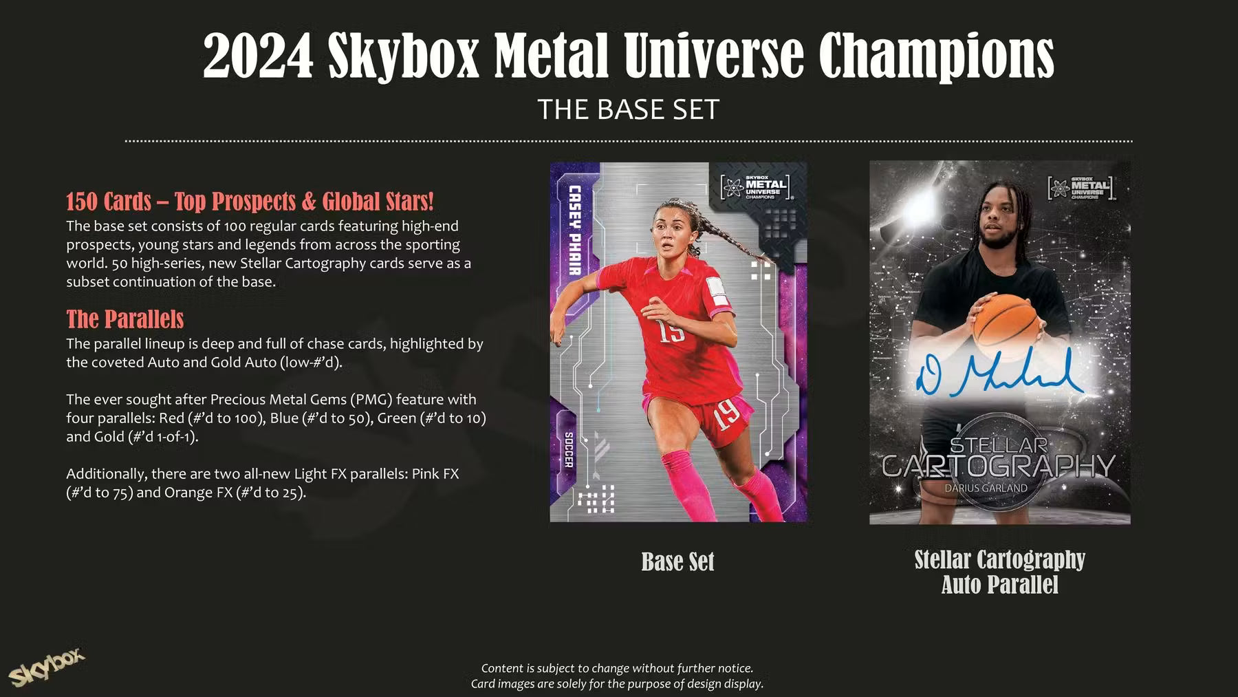 2024 Upper Deck Skybox Metal Universe Champions Hobby Box - Private Box Break