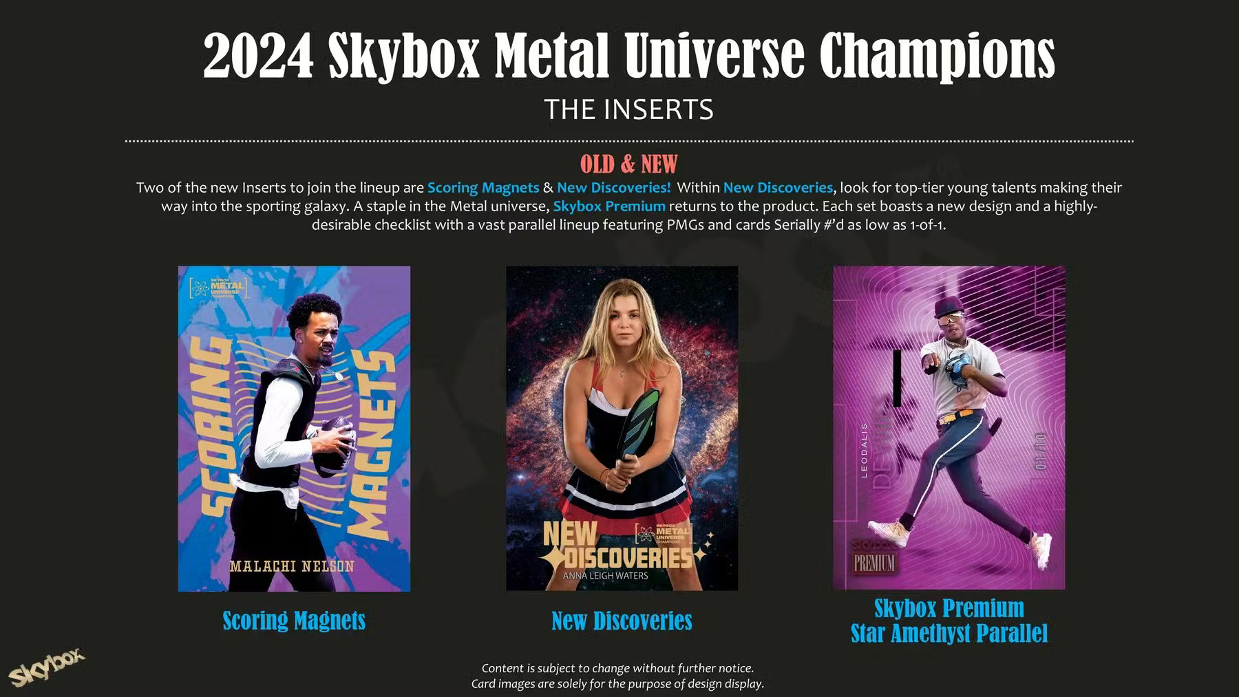 2024 Upper Deck Skybox Metal Universe Champions Hobby Box - Private Box Break