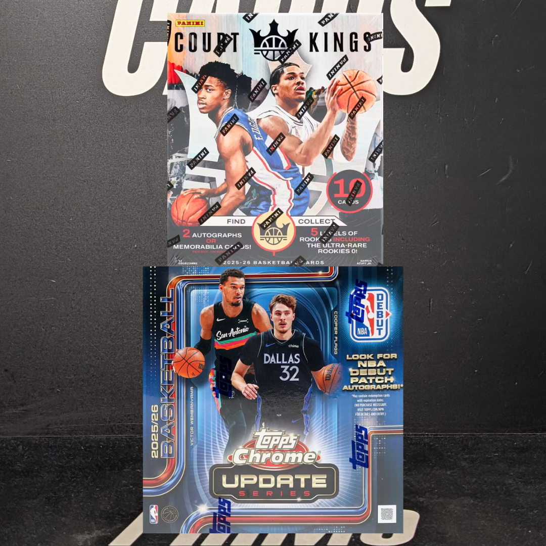 THE BLANK SLATE FLAGG UPDATE!! TOPPS CHROME UPDATE MEGA & COURT KINGS HOBBY!! HUNTING BLANK SLATES & UPDATE HITS!! - 10 SPOT RANDOM (7144)