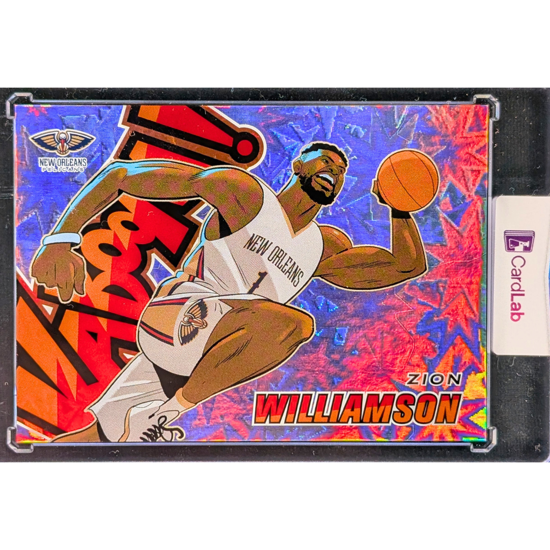 THE THREE HEADED GOAT!! DOWNTOWN, KABOOM AND BLANK SLATE CHASING FROM BLASTERS!! GUARANTEED ZION KABOOM AND BULLS WADE SIGNED JERSEY!! - 30 SPOT RANDOM (6914)