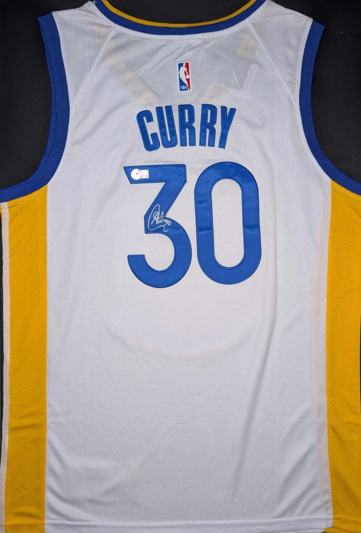 Guaranteed Stephen Curry signed Warriors jersey