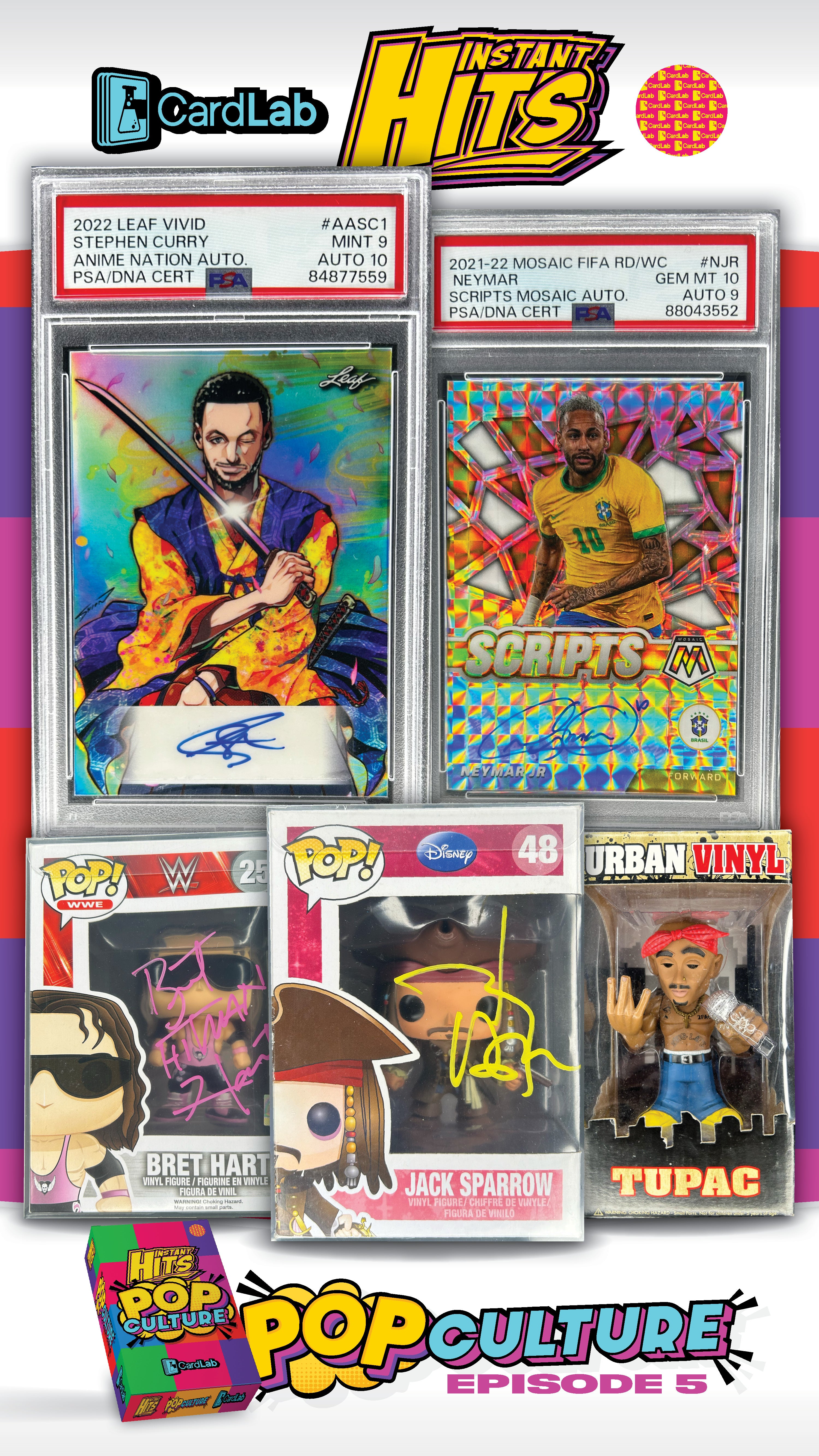 BRAND NEW CARD LAB POP CULTURE INSTANT HIT - EPISODE 5 - Private NBA Break (SALE)