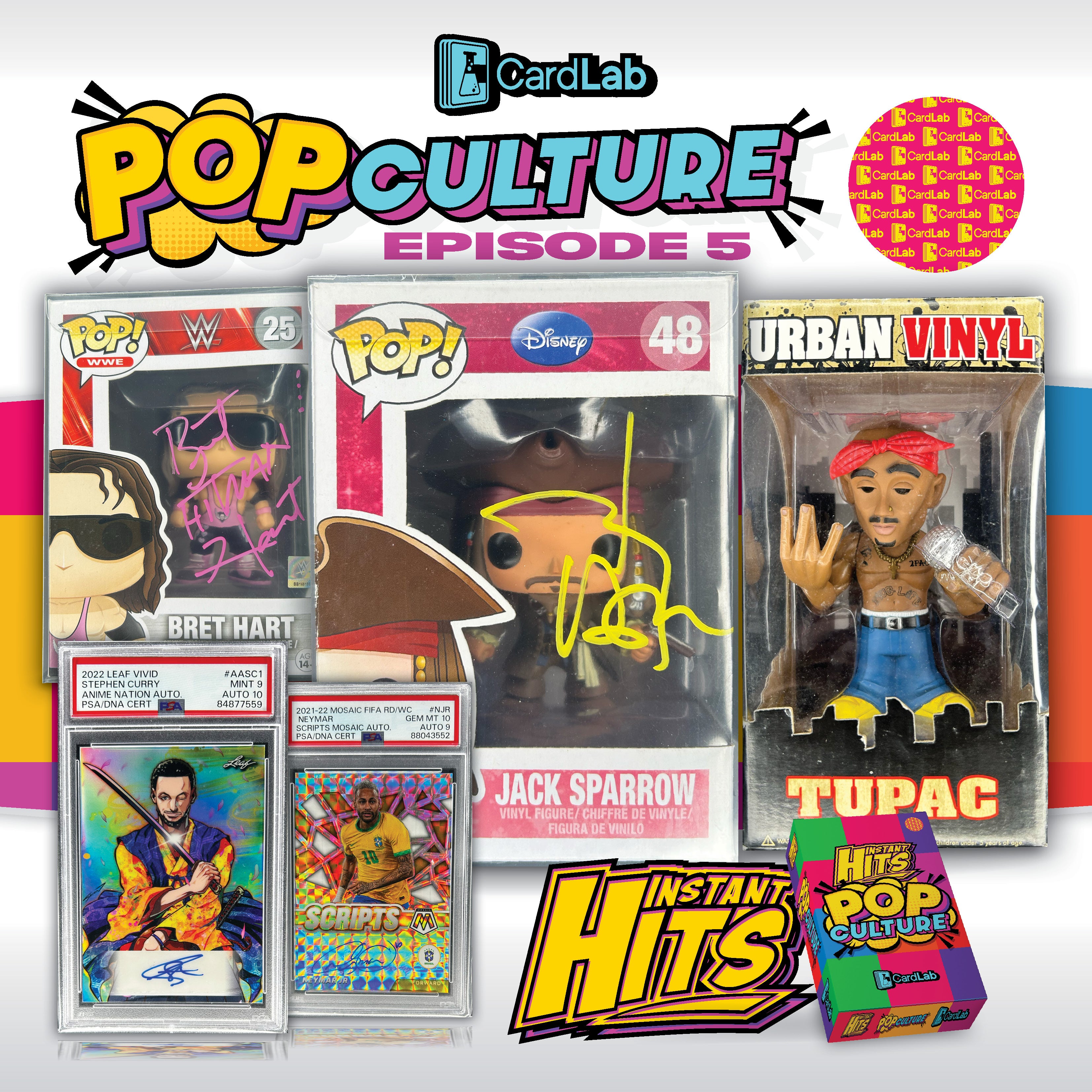 BRAND NEW CARD LAB POP CULTURE INSTANT HIT - EPISODE 5 - Private NBA Break (SALE)