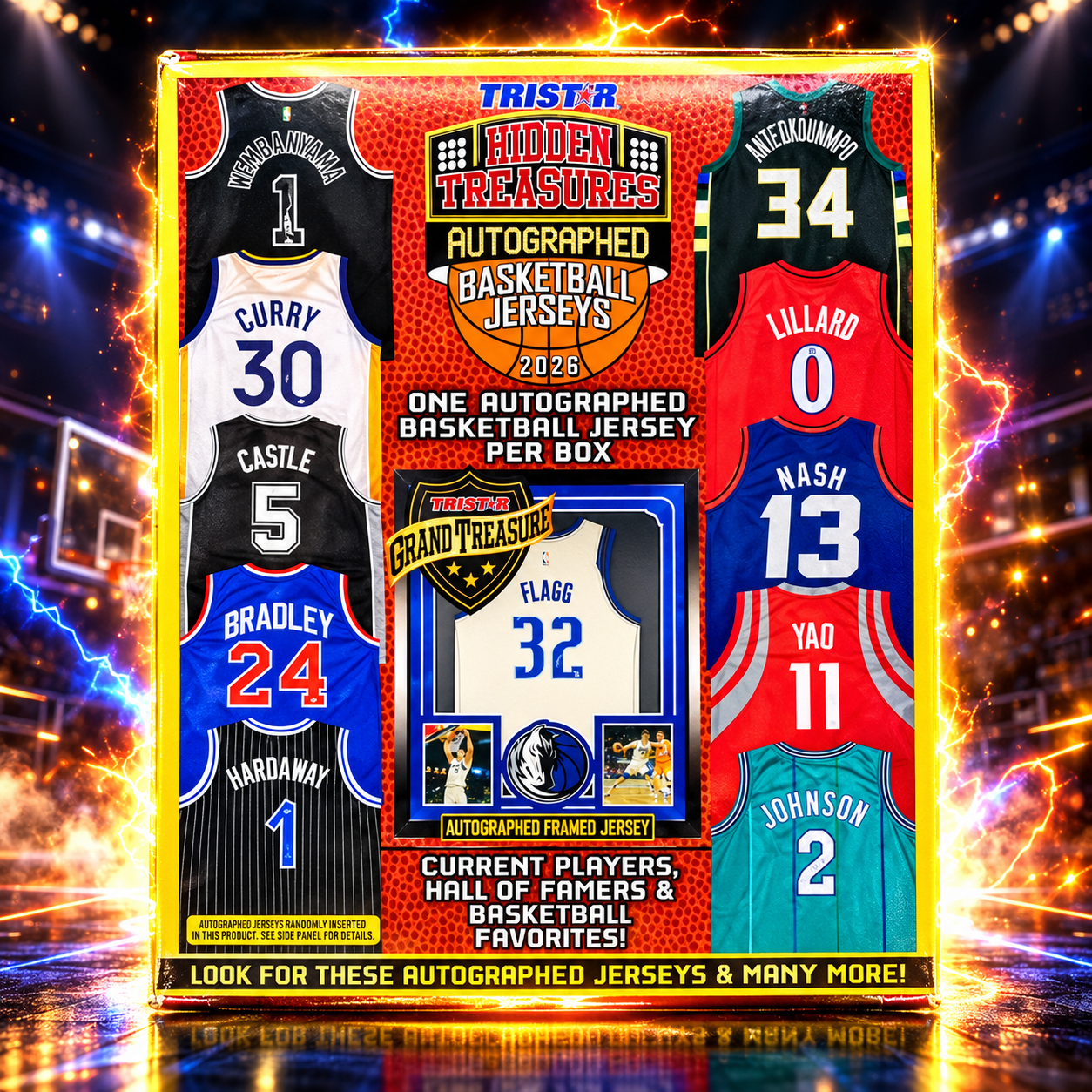 2026 Tristar Hidden Treasures Autographed Basketball Jersey Box