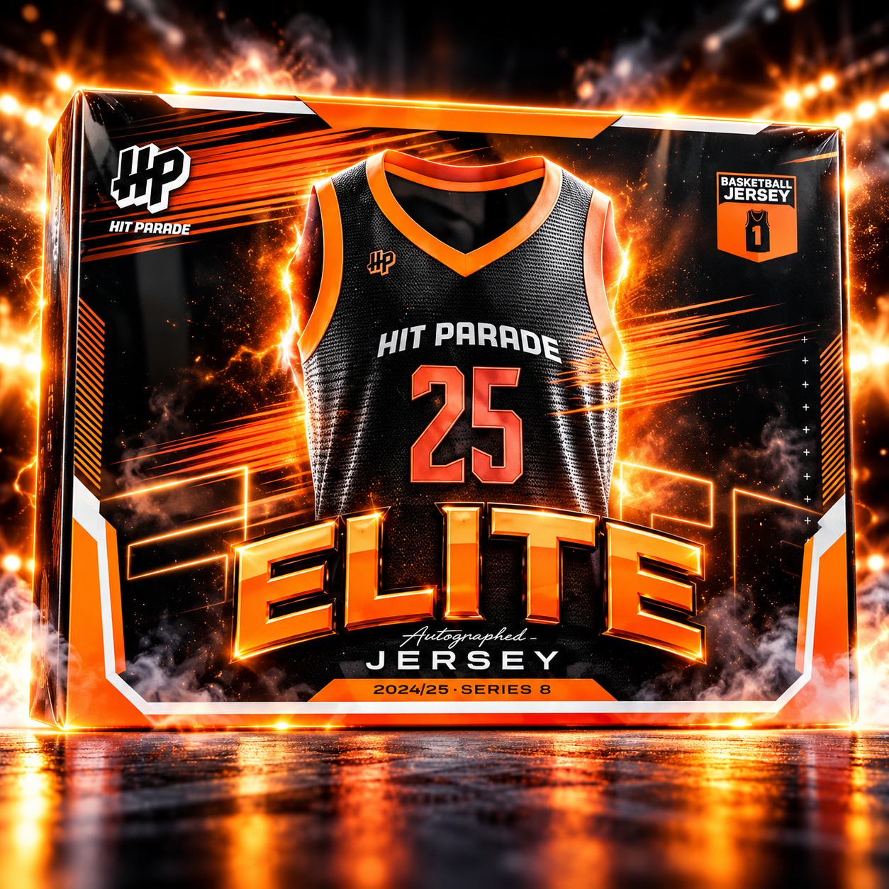 25 Hit Parade Autographed Basketball Jersey Elite Series 8