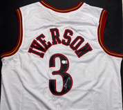 Allen Iverson signed jersey