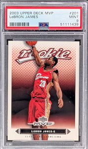 Guaranteed - LeBron James 2003 Upper Deck MVP Rookie PSA 9
