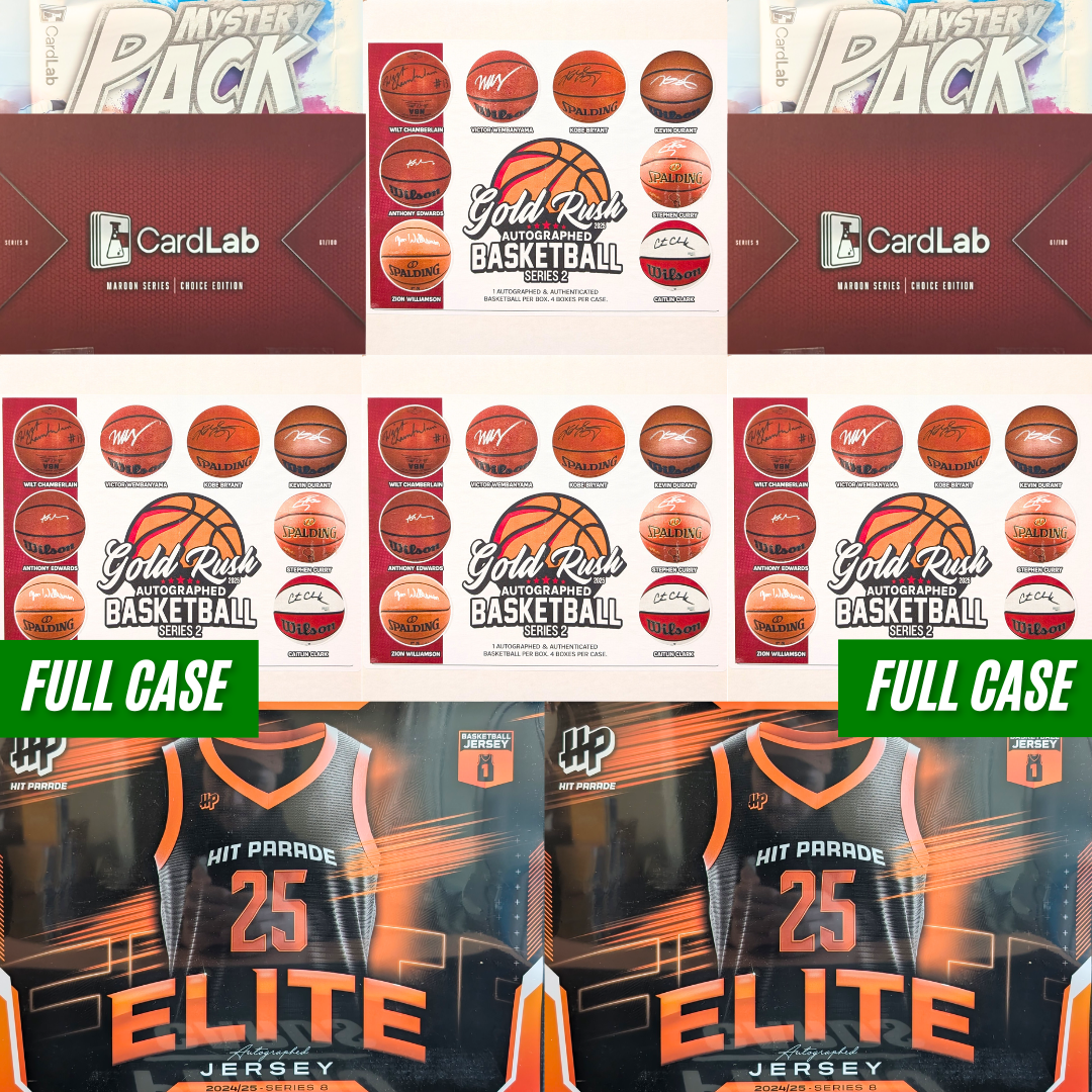 THE FULL CASE BALL ELITE JERSEY MERCH MIX!!! HUNTING HUGE WEMBY AND LUKA JERSEYS FROM HIT PARADE!! - 30 SPOT RANDOM (6563)