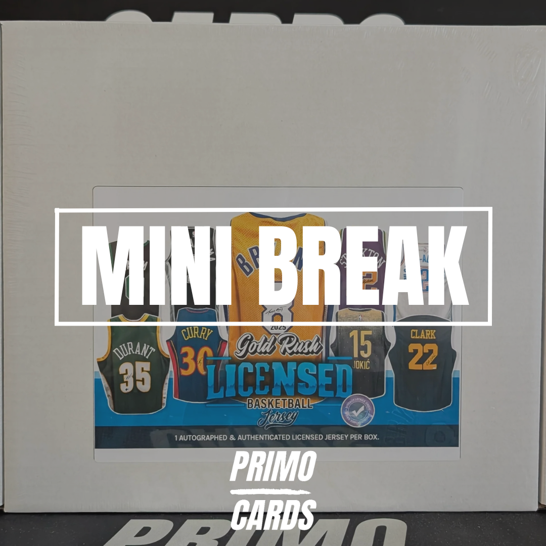 50/50 MINI TO CLOSE!! - NEW RELEASE GOLD RUSH AUTHENTIC JERSEY!!!! HUGE CHASE HUNTING KOBE, WEMBY, TATUM, SHAI & MORE!! - 10 SPOT RANDOM (5930)