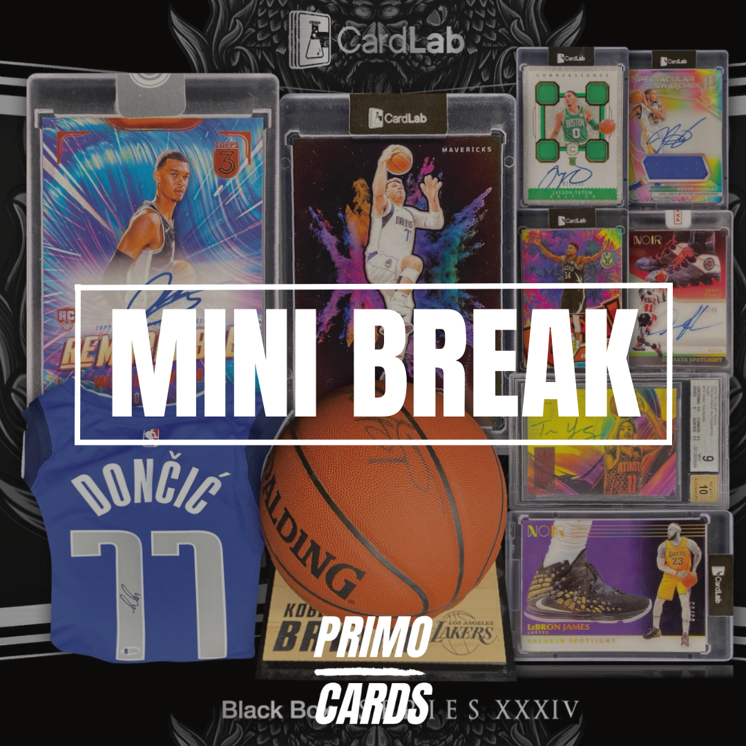 BLACK BOX MINI - SICK NEW SERIES IS ROLLING - CARDLAB BLACK IS BACK!!! ABSOLUTELY LOADED CHECKLIST HUNTING KOBE, LEBRON, WEMBY, LUKA & MORE!!!! - 10 SPOT RANDOM (5912)