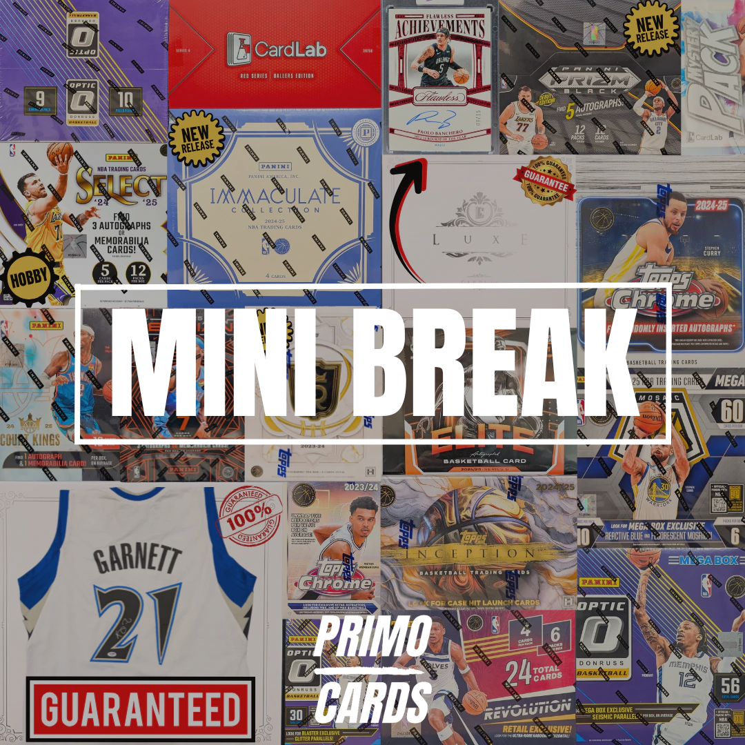 THE MAGIC MINI!! - PAOLO'S FLAWLESS FESTIVAL!! GUARANTEED PAOLO FLAWLESS AUTO AND GARNETT JERSEY ALONGSIDE IMMAC, PRIZM BLACK AND WAY MORE!! - 30 SPOT RANDOM (6089)