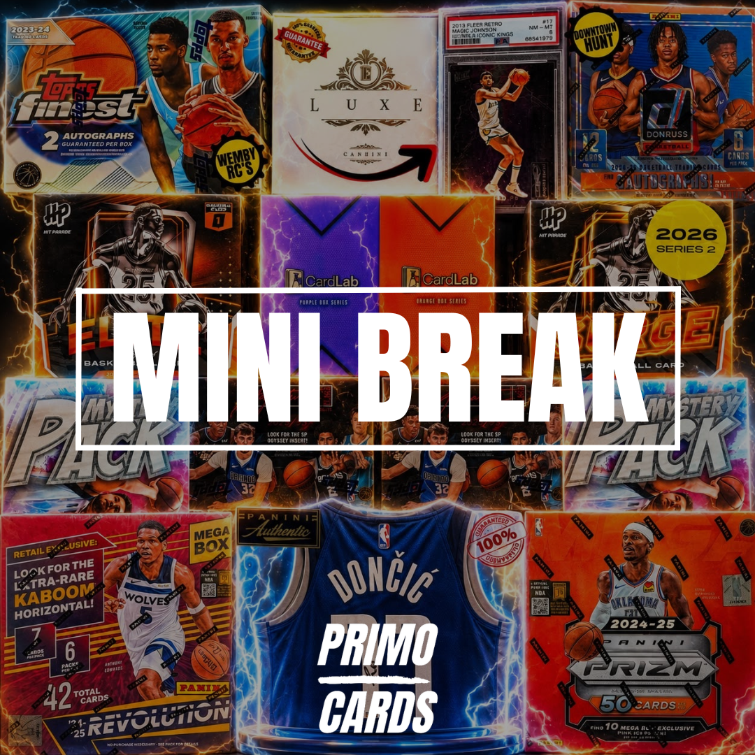 SHOWTIME MINI - LUKA MAGIC MIXER - GUARANTEED MAVS LUKA AUTO JERSEY & MAGIC FLEER PSA 8 PLUS ROOKIE WEMBY AUTO CHASE AND MUCH MORE - 30 SPOT RANDOM (6864)