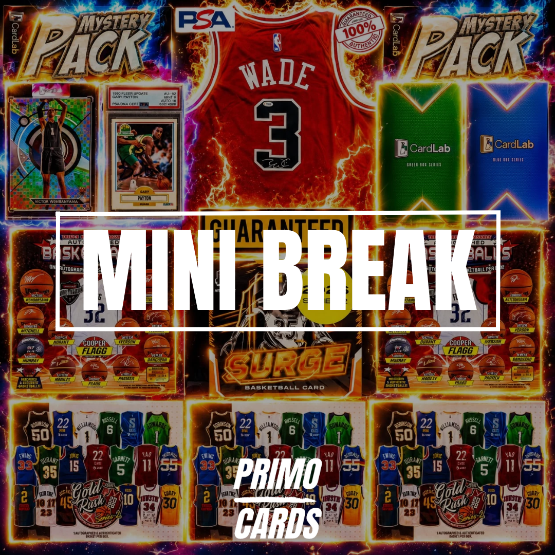50/50 ALIEN MINI!! - THE TRIPLE LUXE TRISTAR TREAT!! GUARANTEED ROOKIE WEMBY X-FRACTOR, FLEER GARY PAYTON AND D-WADE BULLS JERSEY!! CHASING HUGE LEBRON, MJ AND KOBE REPACKS!! - 30 SPOT RANDOM (6981)