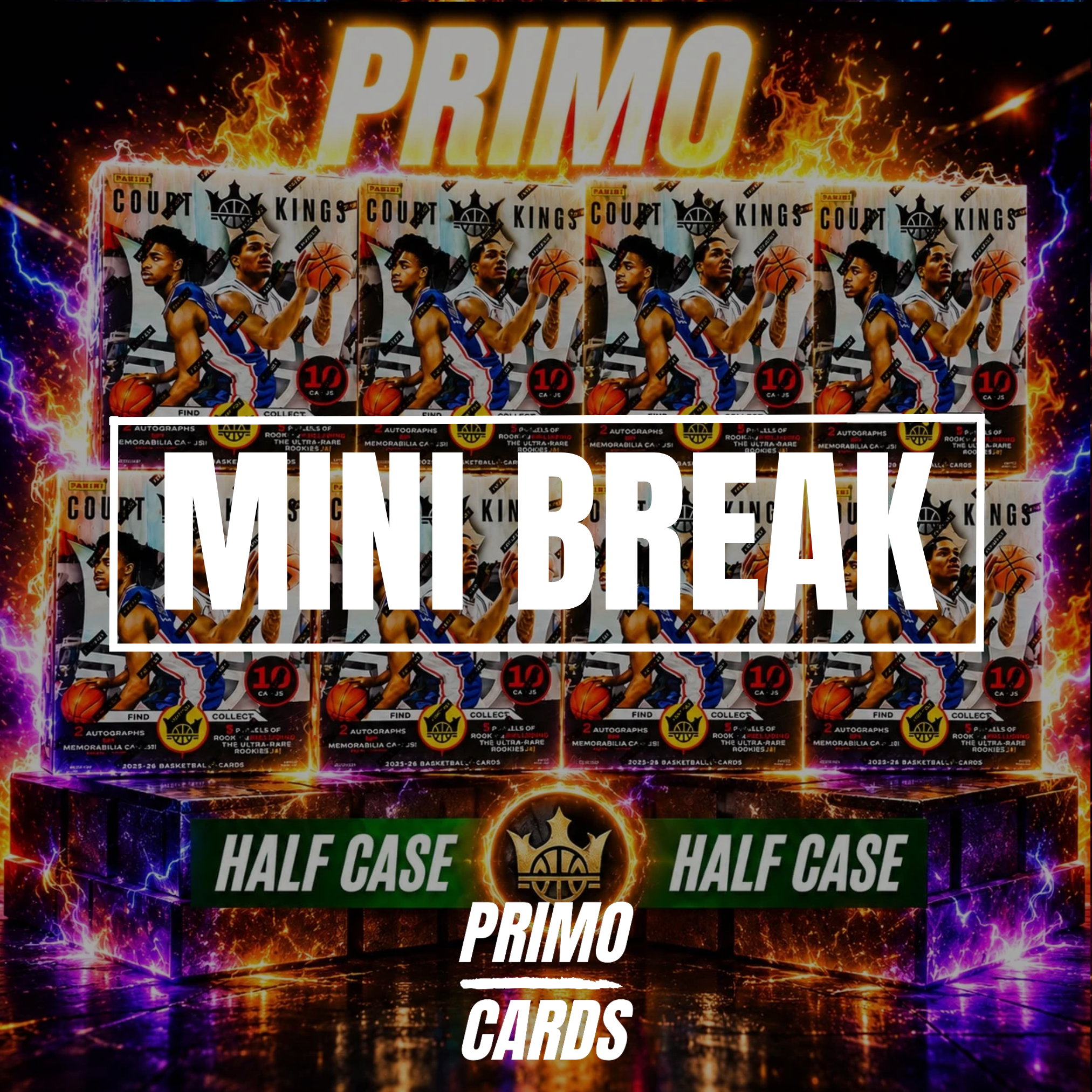 BLANK SLATE MINI!! - BRAND NEW RELEASE 25/26 COURT KINGS HOBBY HALF CASE!! BRAND NEW BLANK SLATE & LEVEL IV ROOKIE CHASE OF VJ, FEARS AND NEW DRAFTEES!! 16 HUGE GUARANTEED AUTOS!! - 30 SPOT RANDOM (6982)