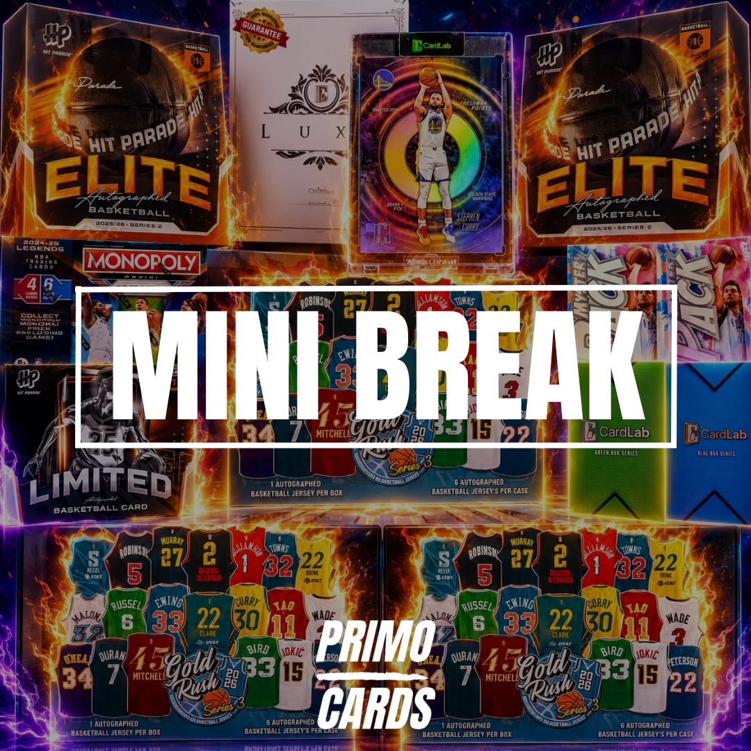 50/50 PRESSURE POINTS MINI!! - CURRY COOKS UP A MERCH MIXER!! GUARANTEED STEPH SHORT PRINT WITH HUGE MERCH CHASES OF WEMBY, SGA AND KOBE!! - 30 SPOT RANDOM (7020)
