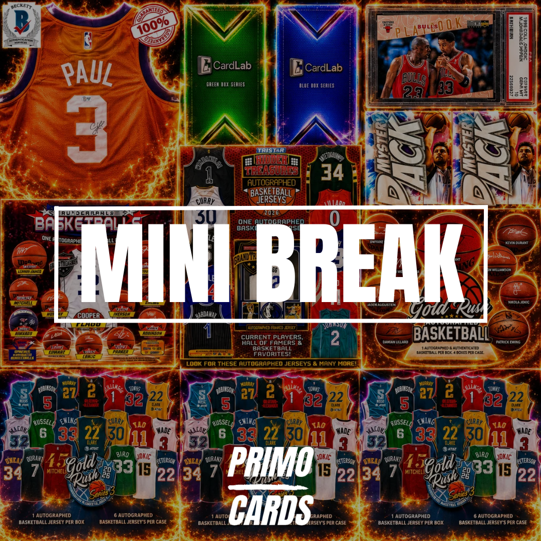 50/50 POINT GOD MINI!! - THE CP3-PEAT!! GUARANTEED CHRIS PAUL SIGNED JERSEY AND JORDAN/PIPPEN PSA 10!! CHASING HUGE MERCH HITS FROM GOLD RUSH AND TRISTAR!! - 30 SPOT RANDOM (7071)