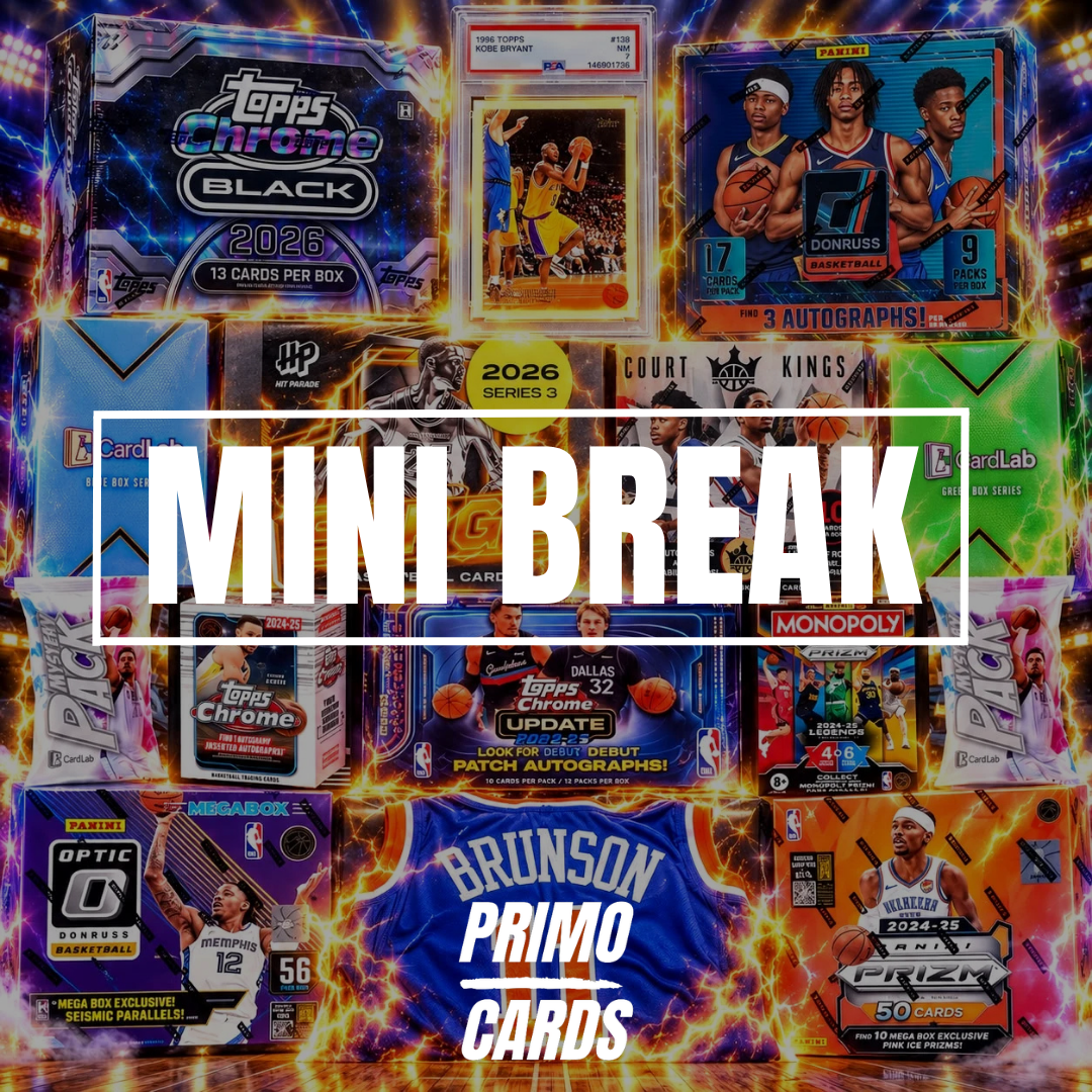 MAMBA MENTALITY MINI!! - MAMBA ROOKIE MANIA!! GUARANTEED KOBE ROOKIE SLAB AND BRUNSON SIGNED JERSEY!! CHASING COOP AND HARPER FROM TOPPS AND VJ FROM PANINI!! - 30 SPOT RANDOM (7154)