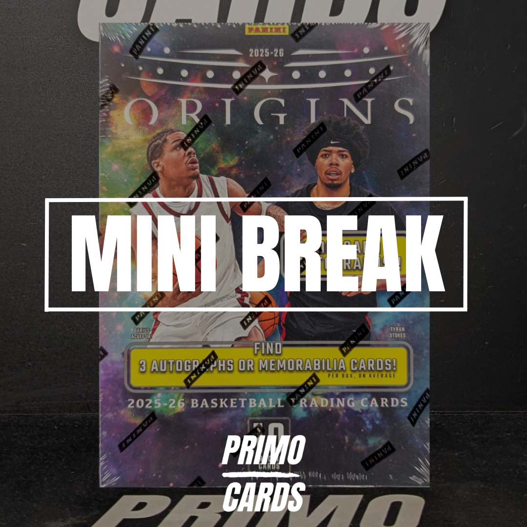 NEW RELEASE 50/50 MINI!! - BRAND NEW RELEASE 2025/26 PANINI ORIGINS!!! HUNTING SICK BOOKLETS, TRIPLE AUTOS & WHITE TIGER SSP'S!! VJ ROOKIE ON CARD AUTO CHASING!!- 10 SPOT RANDOM (7160)