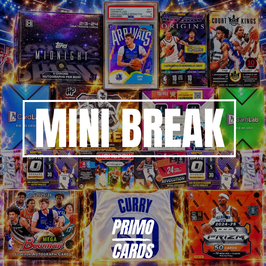 THE FLAGG MINI!! - BREAKING TODAY!! PAST MEETS FUTURE - THE COOPER CURRY CONNECTION STEPH SIGNED JERSEY & FLAGG FINEST RC /125 PSA GUARANTEED!! CHASING BOOKLETS, 2019 & WEMBY RC'S, KABOOMS & DOWNTOWNS - 30 SPOT RANDOM (7163)