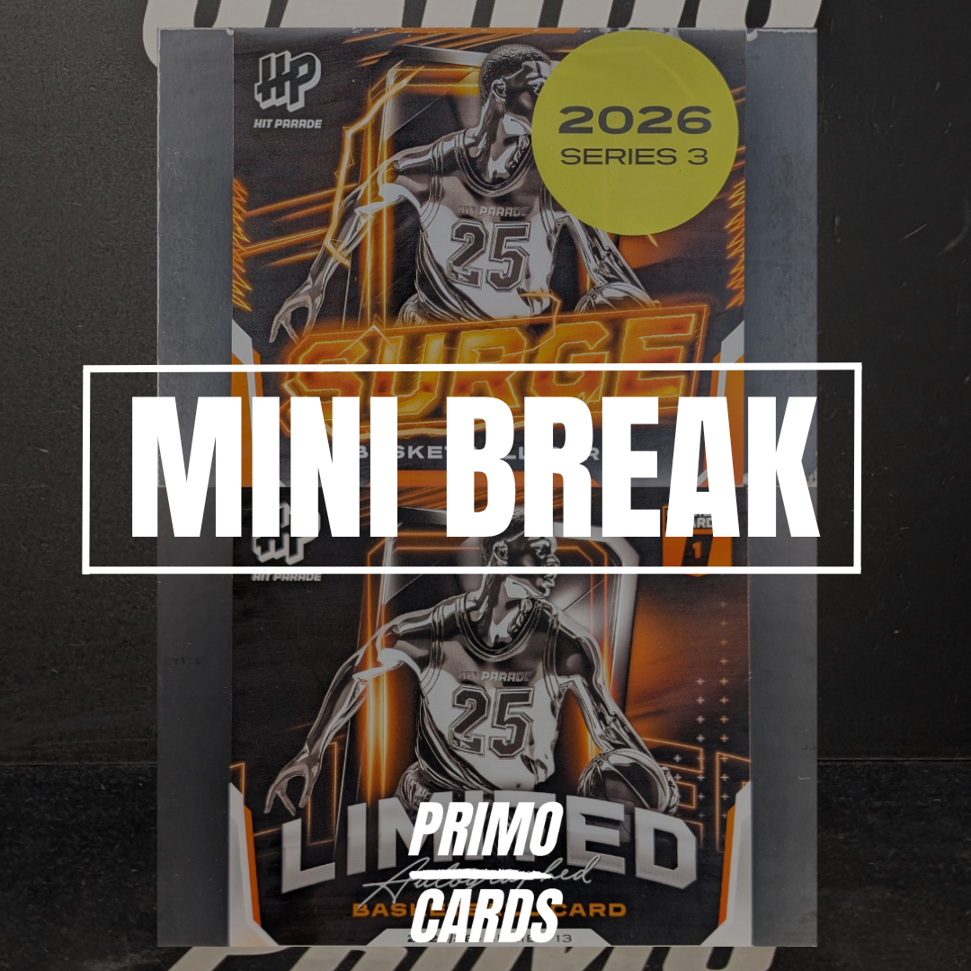 THE 50/50 SURGE MINI!! - THE HIT PARADE DOUBLE DOUBLE!! HIT PARADE AUTOGRAPHED LIMITED VS SURGE!! HUNTING HUGE STEPH, LEBRON, FLAGG, WEMBY & MORE!!! - 10 SPOT RANDOM (7165)