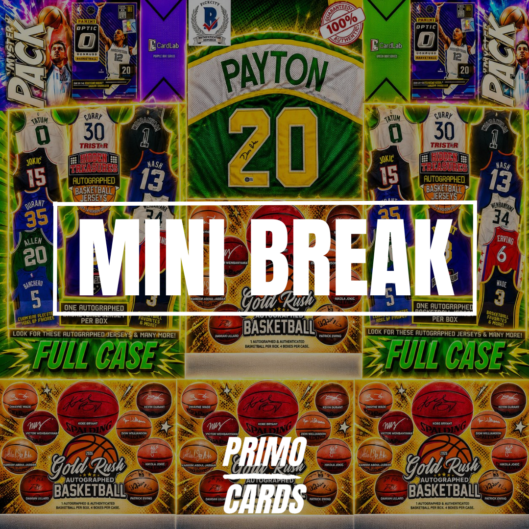 THE TRISTAR 50/50 MINI!!! - THE TRI STAR TREAT!! SATURDAY SUPERSONICS SPECIAL!! HUGE MERCH MIX & GUARANTEED GARY PAYTON AUTO JERSEY!! - 30 SPOT RANDOM (6870)