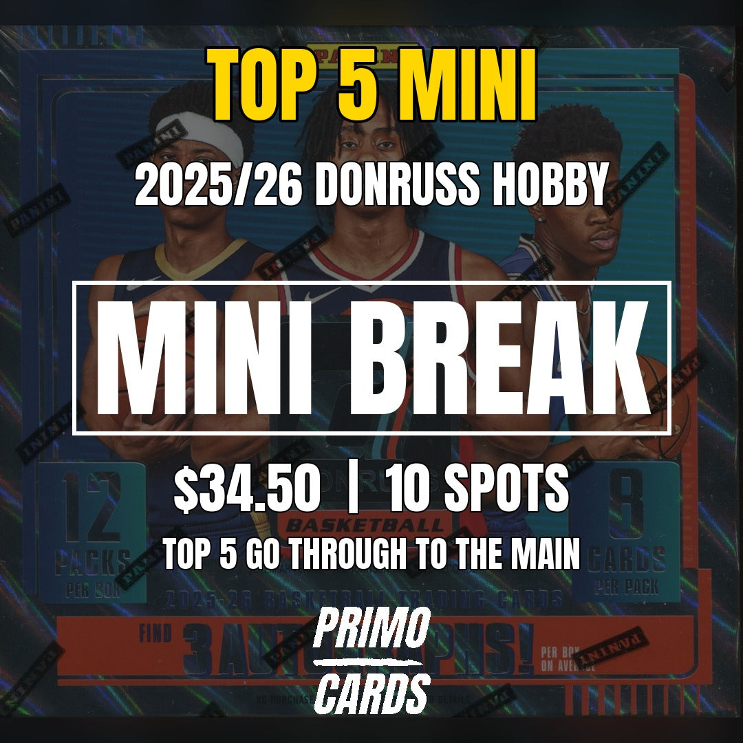 TOP 5 MINI 7212 Donruss Hobby