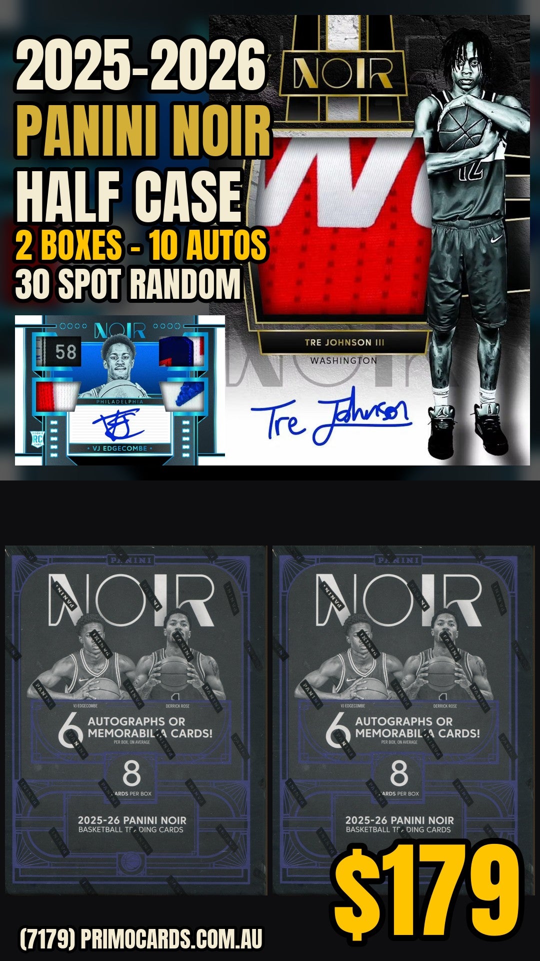 Noir Half Case (7179) - 30 Spot Random $179