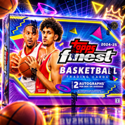 2024/25 TOPPS FINEST HOBBY BOX!! 2 GUARANTEED AUTOS CHASING SARR & CASTLE ROOKIE SIGNATURES, PLUS AUTOS FROM WEMBY, BRON AND MORE!! - PICK YOUR TEAM (7251)