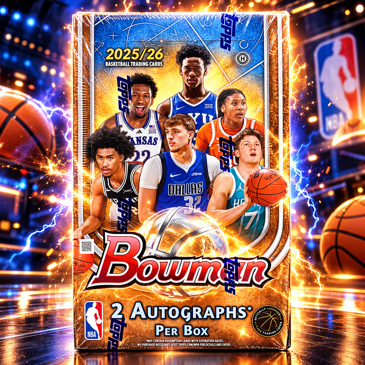 26 Bowman Basketball Hobby Box - Private NBA Break