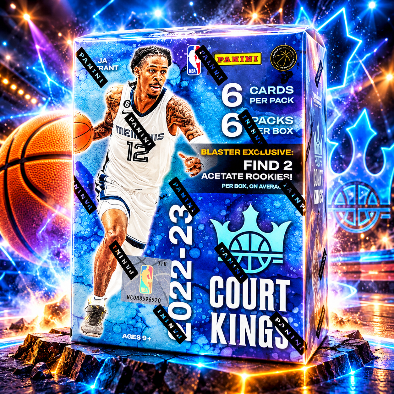 2022/23 Panini Court Kings Basketball International 6-Pack Blaster Box - Private NBA Break