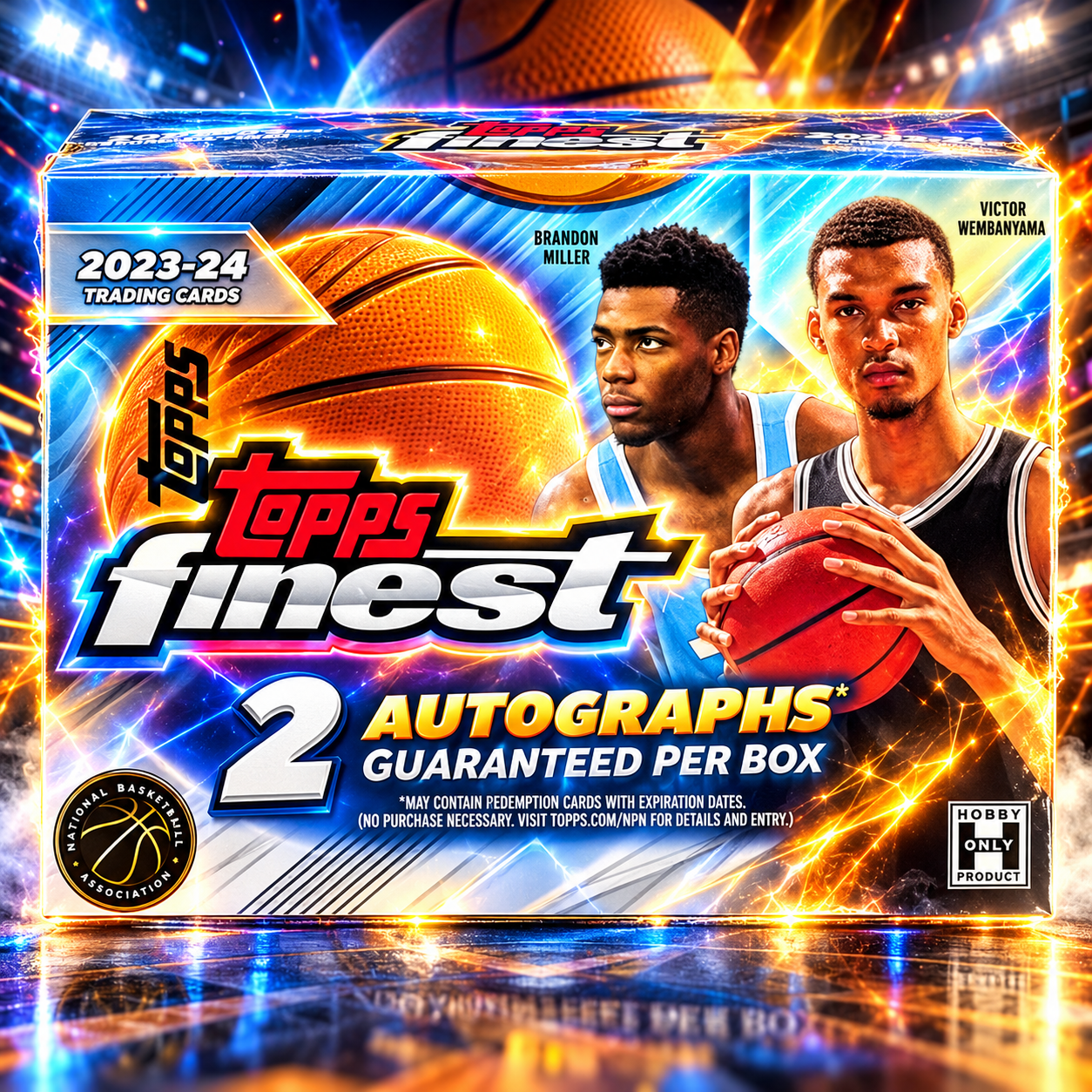 2023/24 Topps Finest Basketball Hobby Box - Private NBA Break