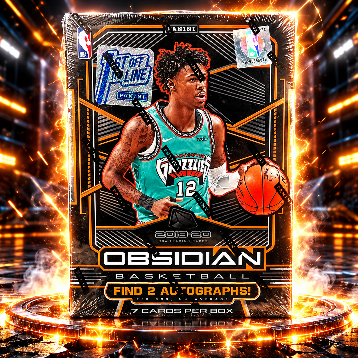 2019/20 Panini Obsidian Basketball First Off The Line Hobby Box - Private NBA Break