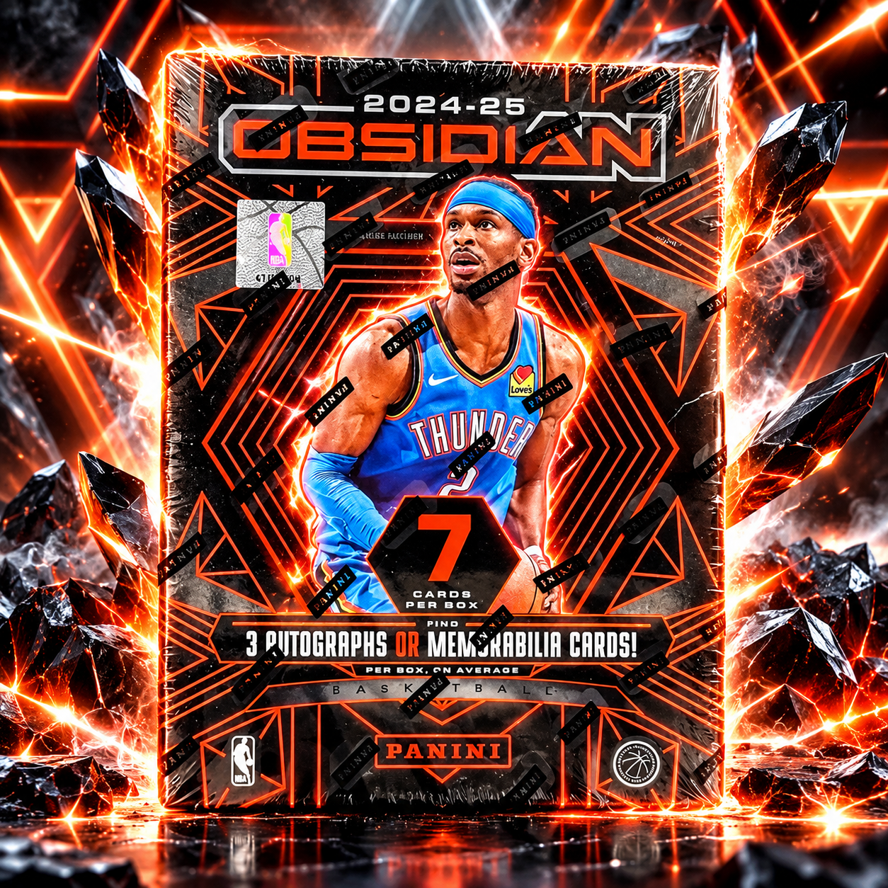 25 Panini Obsidian Basketball Hobby Box - Private NBA Break