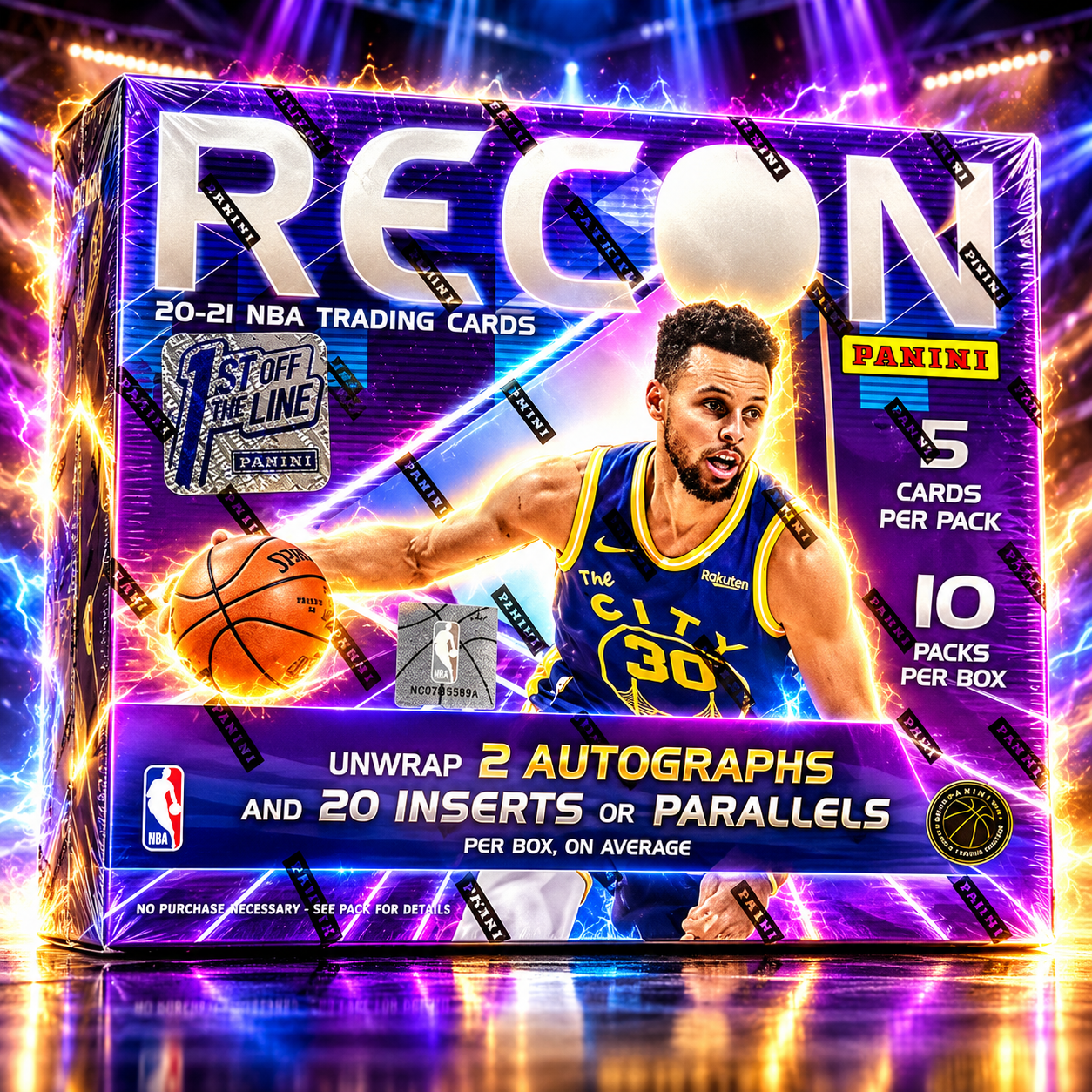 21 Panini Recon Basketball 1st Off The Line Hobby Box - Private NBA Break