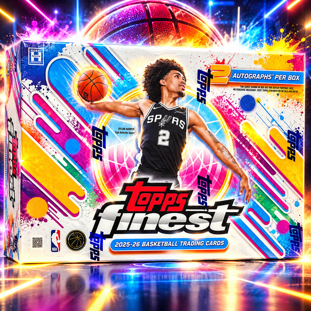 26 Topps Finest Basketball Hobby Box - Private NBA Break